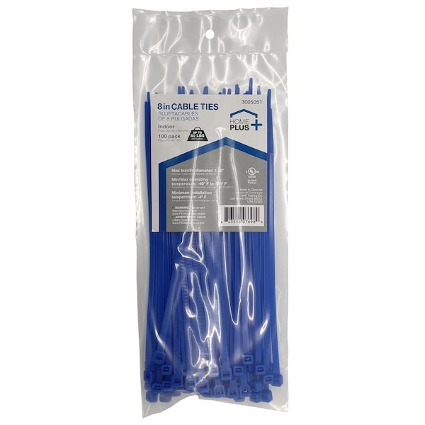 CABLE TIES 8 50# BLUE